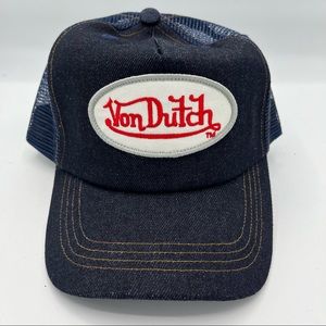 Black /Navy Denim Von Dutch Hat. Brand New Without Tags.